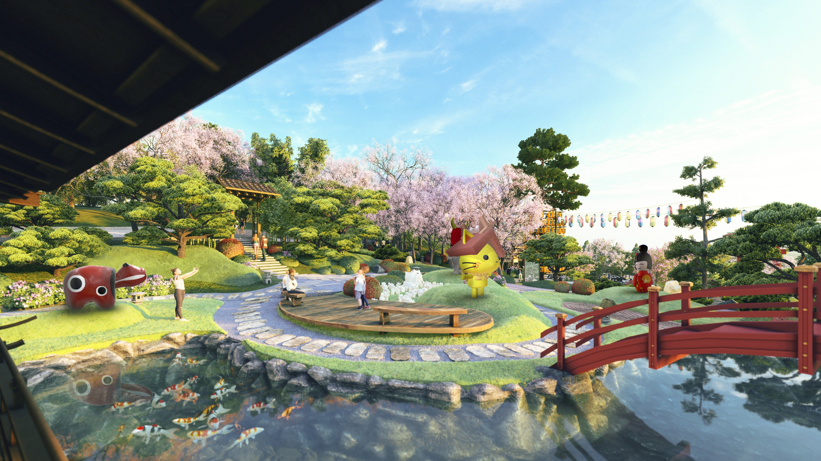 Novaworld Ho Tram - Binh An Morito, Sakura Beach - Landscape Design - 20