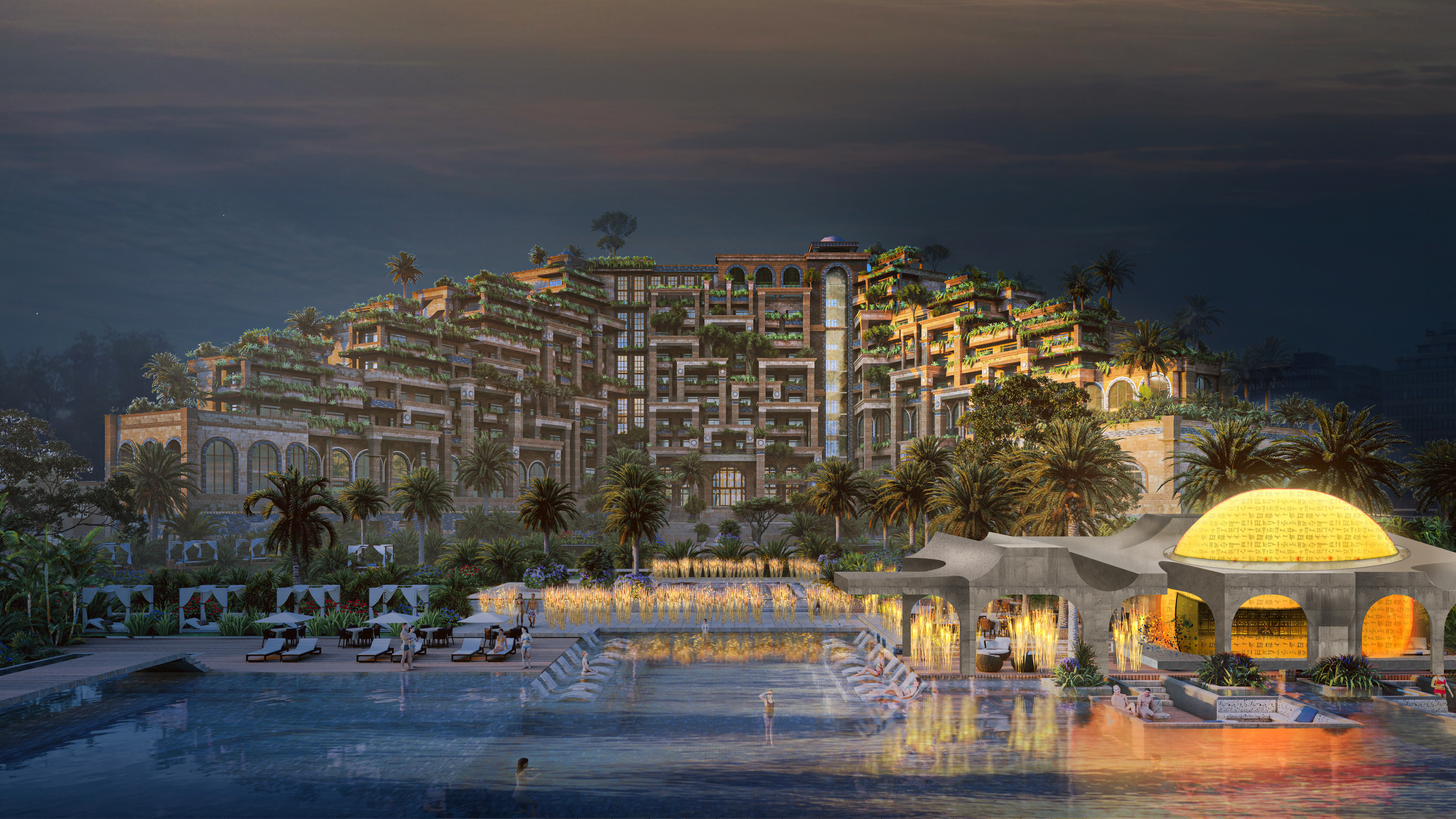 Babylon Hotel - M-Gallery - Landscape Design - 4